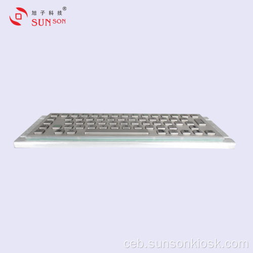 IP65 Metal Keyboard nga adunay Touch Pad